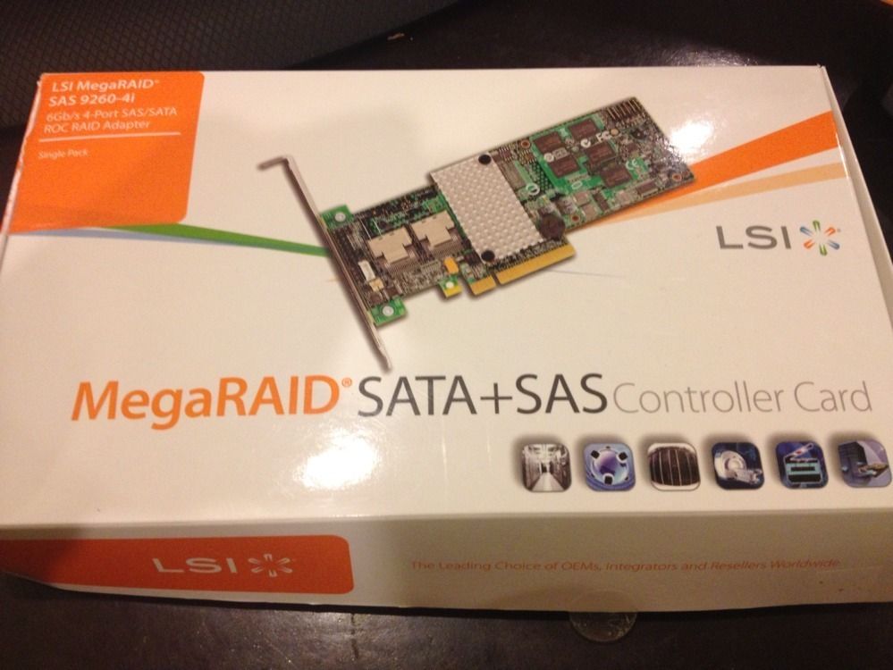 LSI Logic PCI Express MegaRAID SAS 9260 4i Single Controller LSI00197