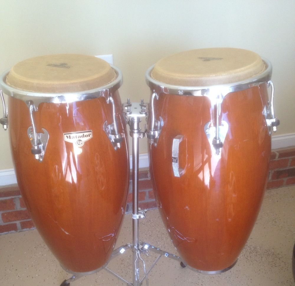 LP Matador Congas and Bongos Set 4 Drums Total