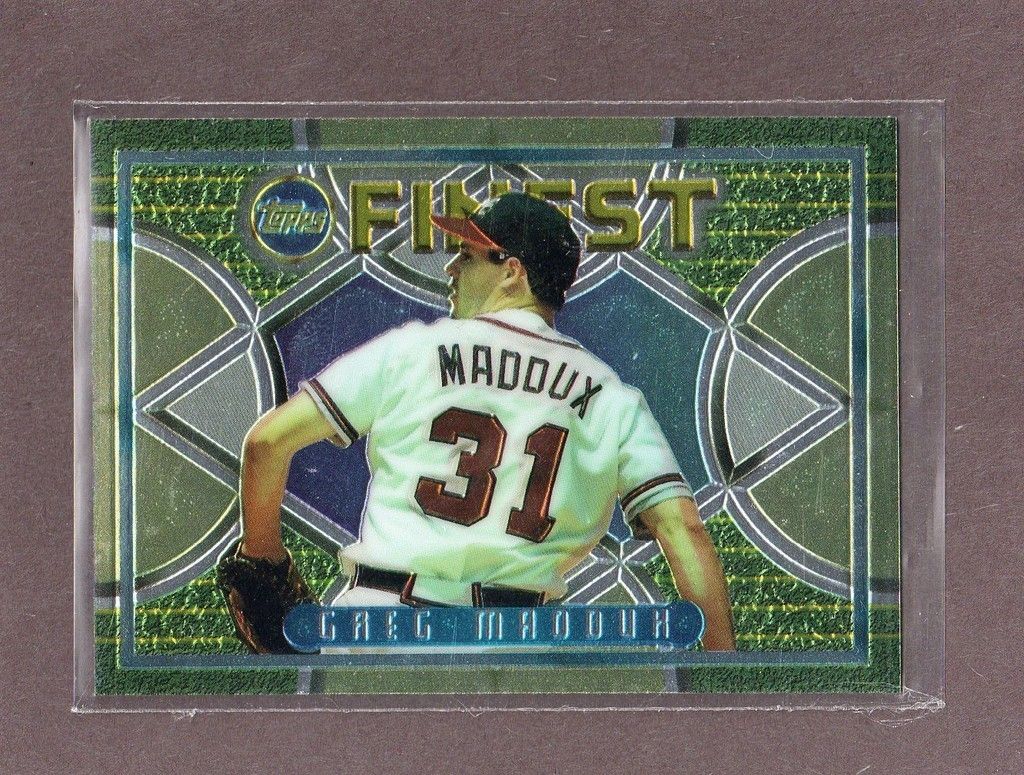 1995 Topps Finest 213 Greg Maddux Atlanta Braves 2144