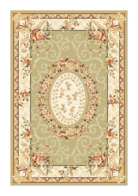 Lyndhurst Sage Floral Area Rugs 5 x 8