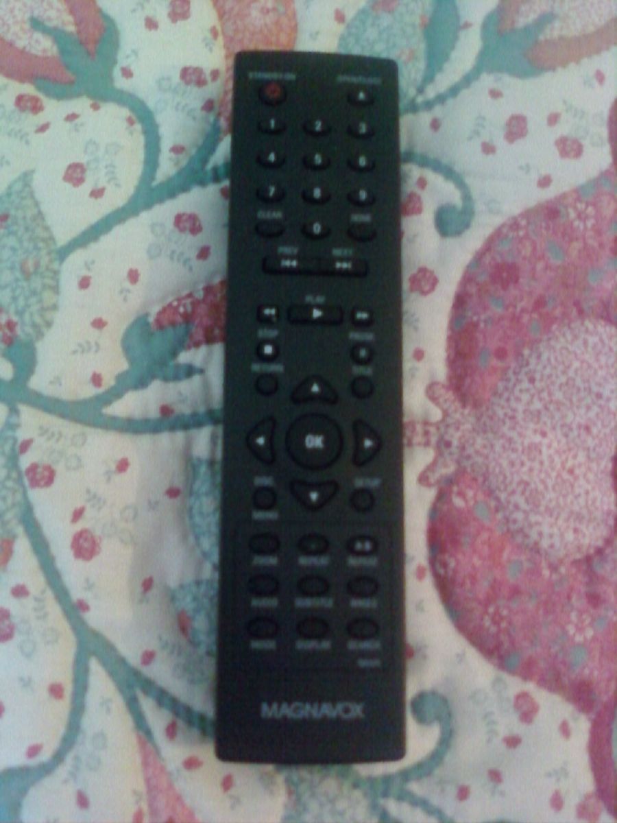 Magnavox Remote Midel IECRO3 UM 4 Used Black