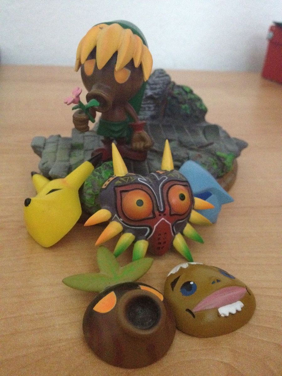 Legend of Zelda Action Figure Deku Link Majoras Mask Nintendo