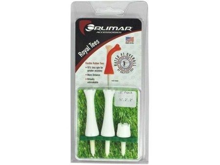 Royal Tee Pina Colada White 3 Pack Golf Tees by Orlimar 