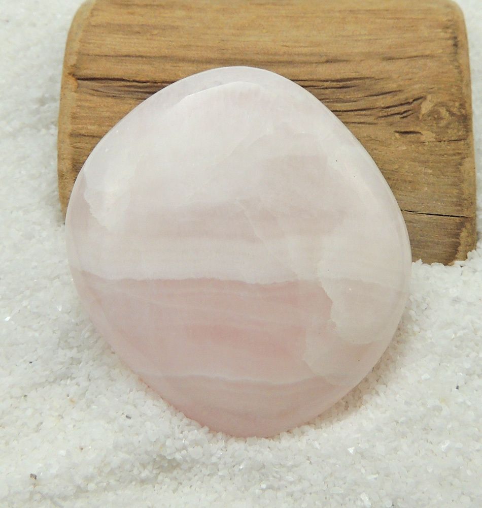 Mangano Calcite Palm Stone from Peru