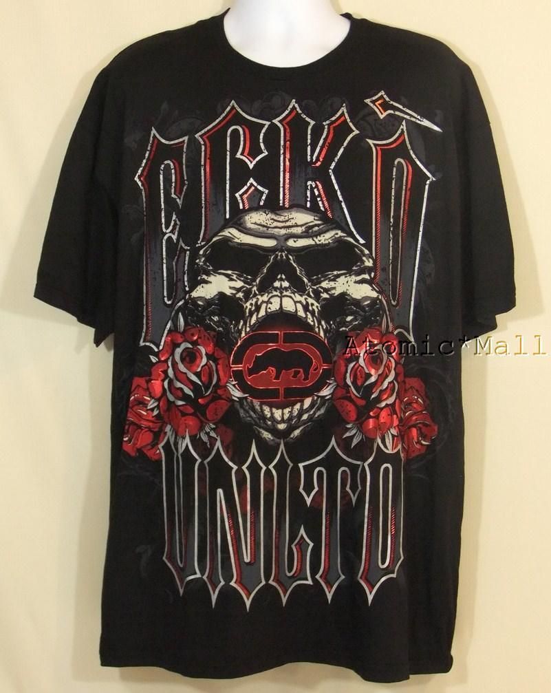 Marc Unltd Ecko Tee Shirt Wicked Skull Stand Up M