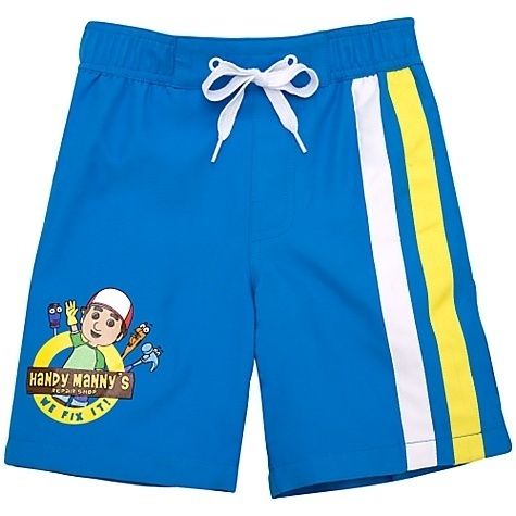 Disney Handy Manny Swim Suit Trunks Shorts 2T