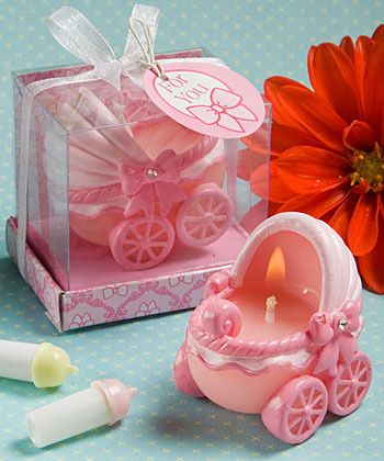 36 Adorable Baby Pink Carriage Candles Baby Shower Favors