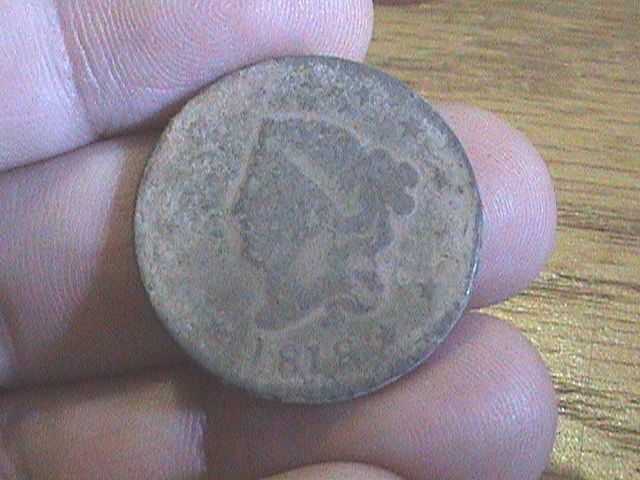 US Large Cent Dug in Confederate Camp Near Manassas Big Penny