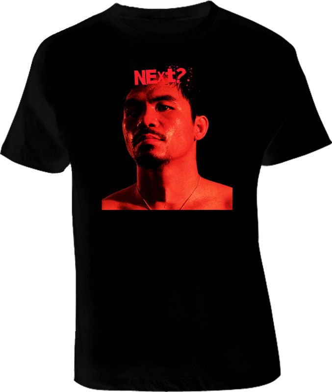 Manny Pacman Pacquiao Next Boxing T Shirt Black