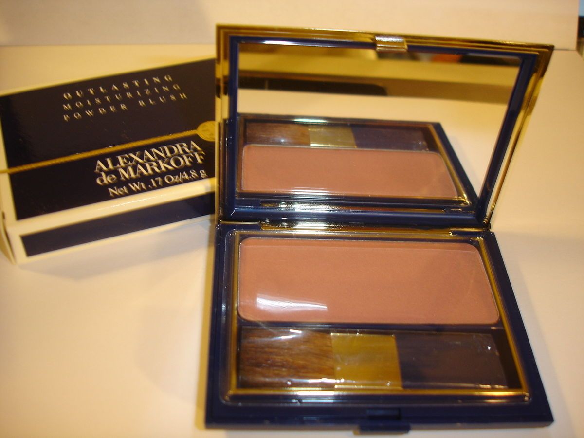 Alexandra de Markoff Moisturizing Powder Blush Vermeil  Boxed