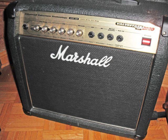 Marshall Valvestate AVT 20 Hybrid Tube Preamp Solid State Power