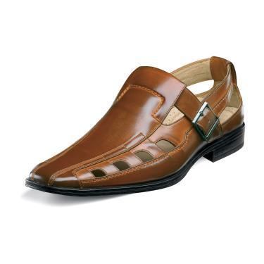 Stacy Adams Marston Mens Dress Shoes 24731 Cognac Leather Size 10 5