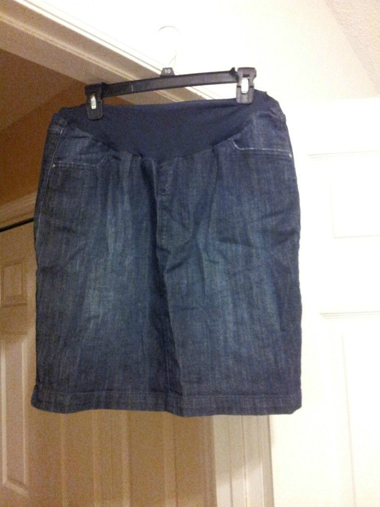 Denim Skirt from Motherhood Maternity Size M