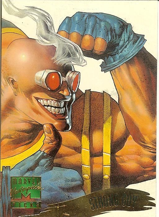 1995 Marvel Masterpieces Card 148 Strong Guy