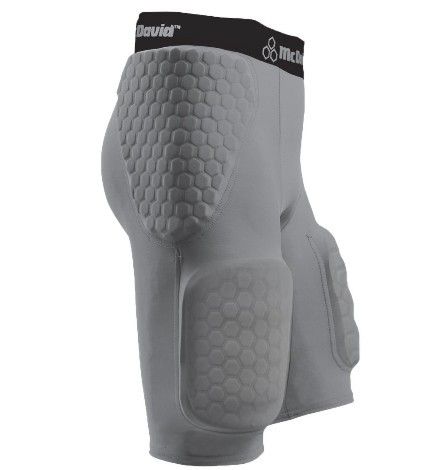 McDavid 7555T HexPad Football Girdle with HRDS Thigh 2X