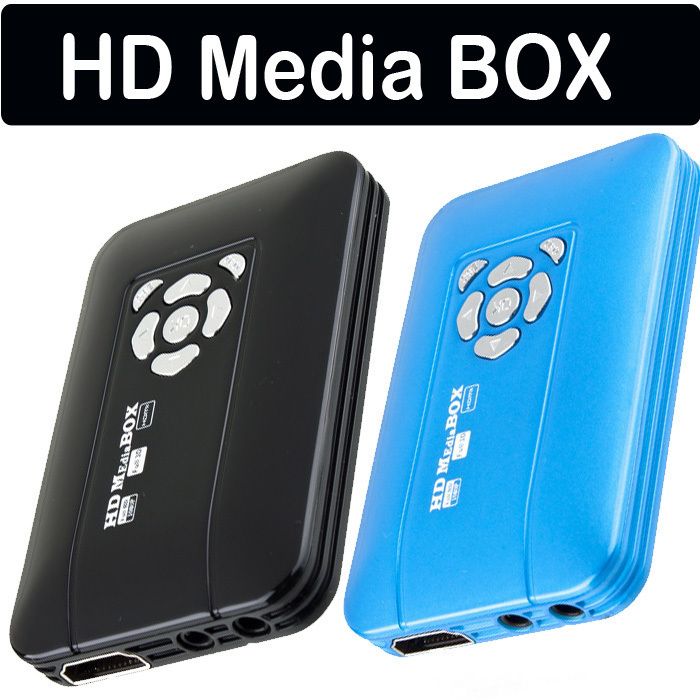 1080p Full 3D HD Movie Media Player Box Flash Play USB HDMI SD MMC