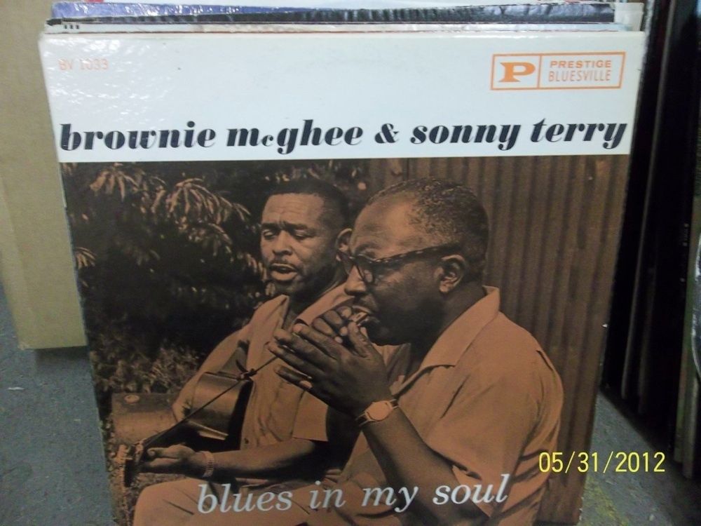 Brownie McGhee Sonny Terry Blues in My Soul Mono VG