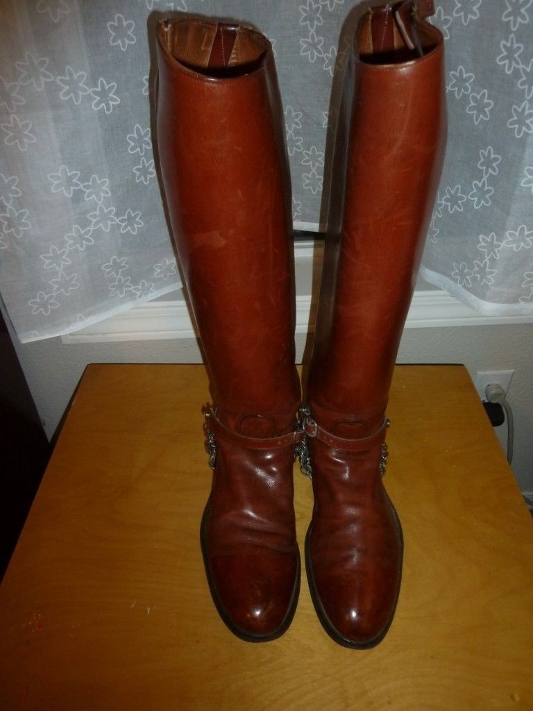 Custom Mens Holicks Aggie Senior Riding Boots w Spurs