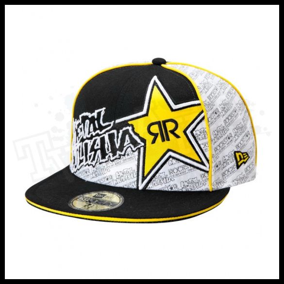 Metal Mulisha Rockstar Intimidate New Era Hat   7 1/4, Black