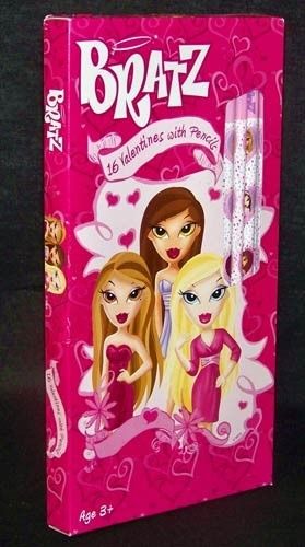 MGM Entertainment Bratz Brats 16 Valentines Pencils New