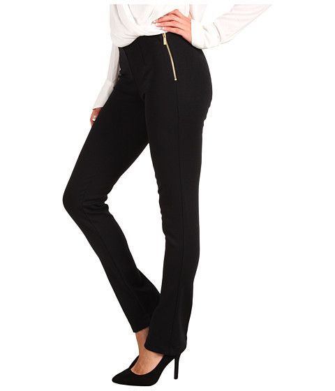 Michael Michael Kors Zipper Ponte Pants Black XS NWT