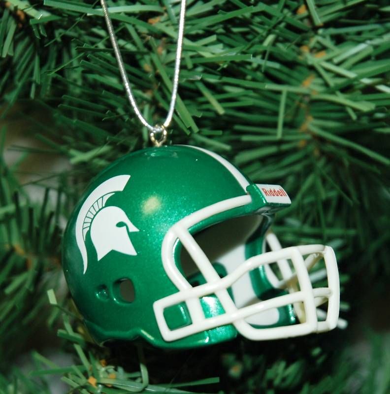 Michigan State University Football Christmas Ornament