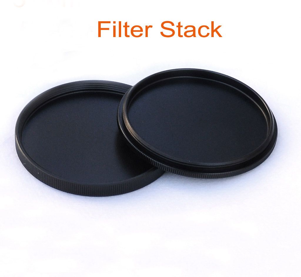 37mm Metal Screw in Lens Cap Filter Stack Strorage Case Olympus