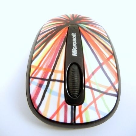 Microsoft GMF 00093 Wireless Mobile Mouse 3500 Exploding Lines No Nano