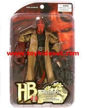 MEZCO HELLBOY II GOLDEN ARMY MOVIE HELLBOY ACTION FIGURE W CIGAR