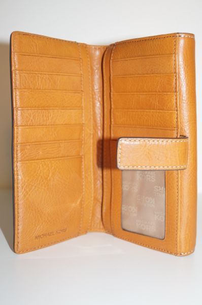 Michael Kors Brown Leather Wallet Medium
