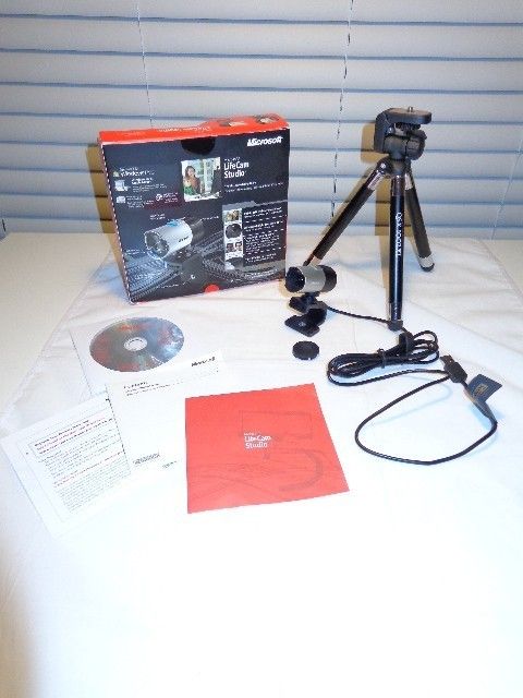 Microsoft LifeCam Studio 1080p HD 16 9 Widescreen Web Cam Tripod