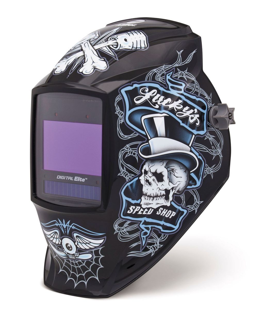 Miller Digital Elite Luckys Speed Shop Welding Helmet w $25 Accessory