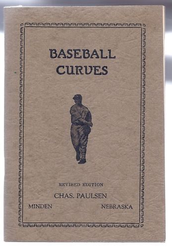 1936 Baseball Curves Revised by Chas Paulsen Booklet