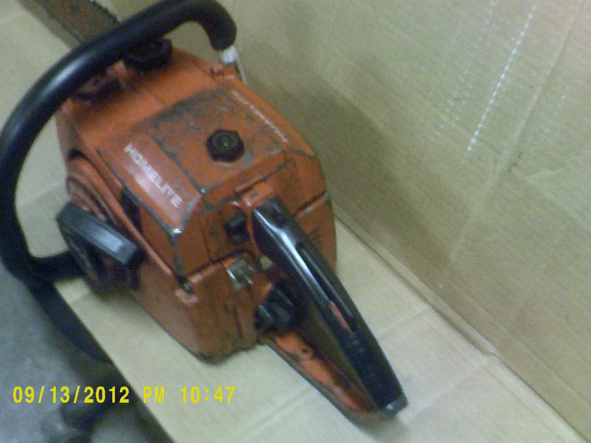 Homelite 360 Automatic Chainsaw Runs