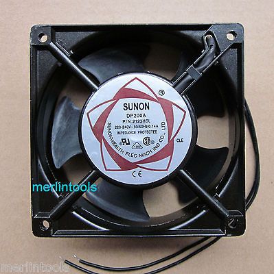 SUNON 120mm AC 220V Aluminum Cooling Fan Computer