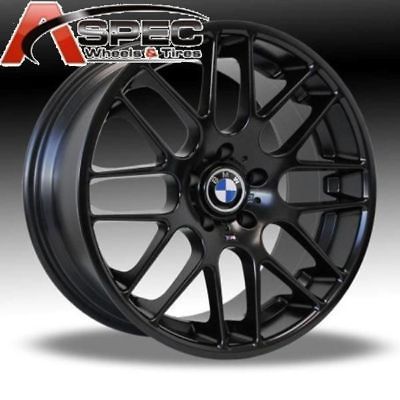 19 EURO TEK UO01 5X120 BLACK CSL +35 RIMS WHEELS BMW (Fits 2011 BMW