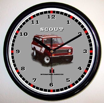 INTERNATIONAL SCOUT WALL CLOCK