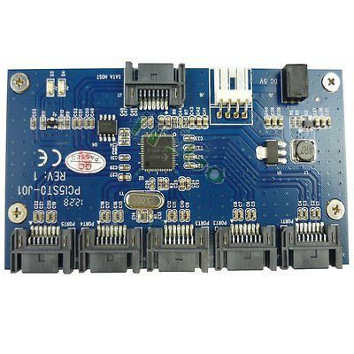 SATA 1 to 5 Port Multiplier Card