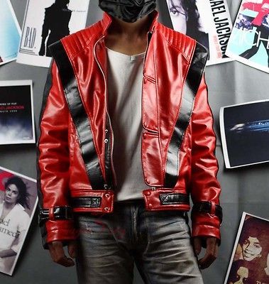 Michael Jackson Thriller Red Jacket MJ Costume replica MJTJR