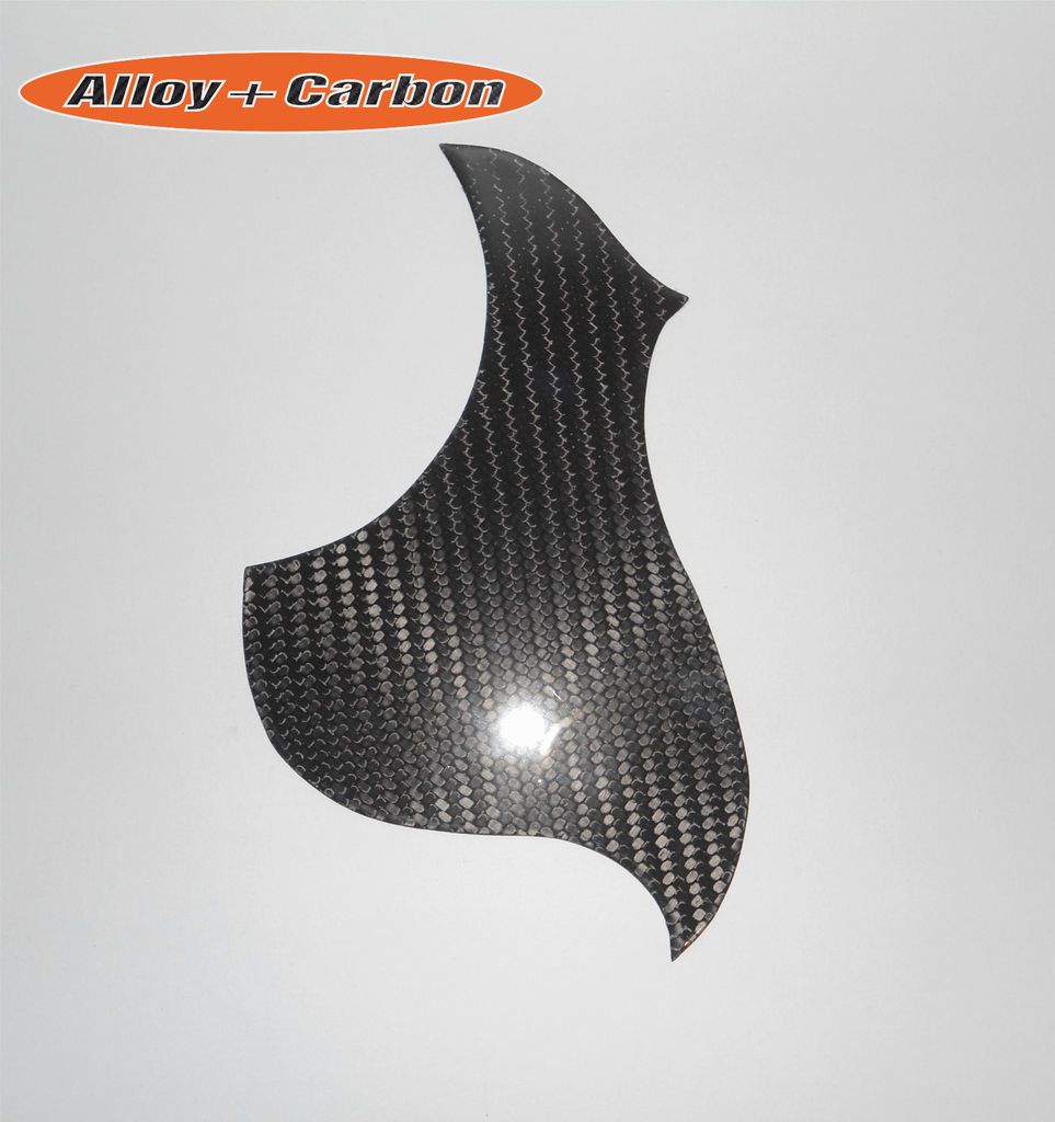 Pickguard Scratchplate Gibson L4A Style APC#12 REAL Carbon Fiber