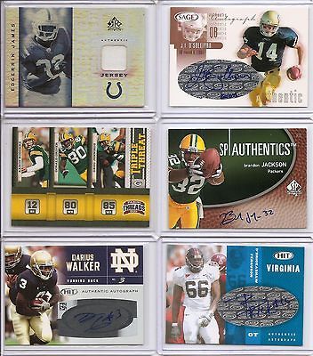 11 Panini Threads Triple Threat Packers Aaron Rodgers Driver Jennings