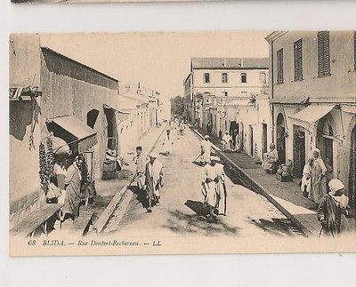 Blida Rue Denfert Rochereau LL Postcard 0375