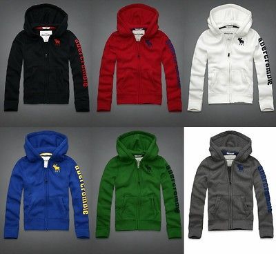 ABERCROMBIE KIDS BOYS NEW KEMPSHALL MOUNTAIN BOYS HOODIES SIZES S