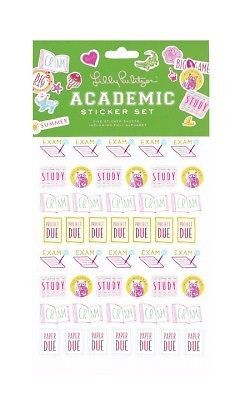 Lilly Pulitzer ACADEMIC STICKER SET 200 Stickers for Agenda, School