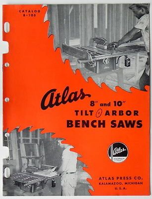 1948 ATLAS PRESS POWER TOOLS CATALOGS SAW LATHE DRILL SHAPER JIG