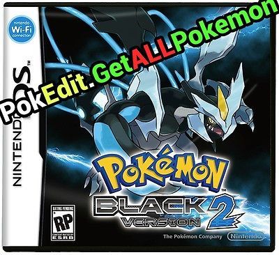 Unlocked Black 2 New DS All 649 Pokemon LVL 100 Shiny Edit Nintendo