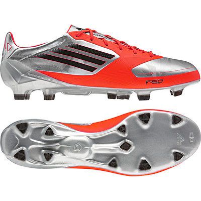 Adidas F50 Adizero TRX FG Messi Synthetic Silver/Black/R​ed Soccer