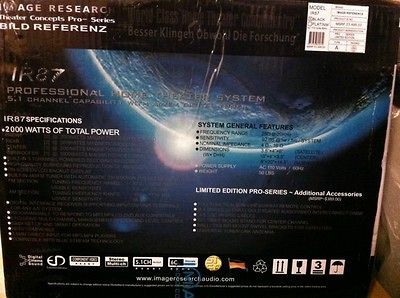 Research Limited Edition Pro Series IR87 Professional Home Theater