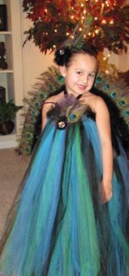 Peacock Tutu Dress Peacock Halloween Costume baby adult