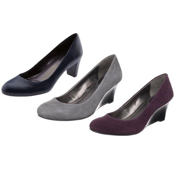 calvin klein womens yana suede pumps Or aimee navy